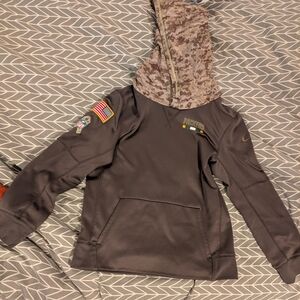 Nike Green Bay Packers Salute To Service Camouflage Hoodie Youth Medium